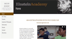 Desktop Screenshot of einsteinacademysc.org